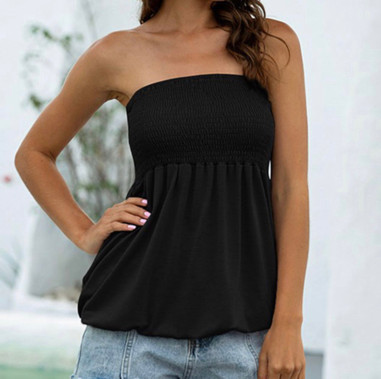 Smocked Tube Top