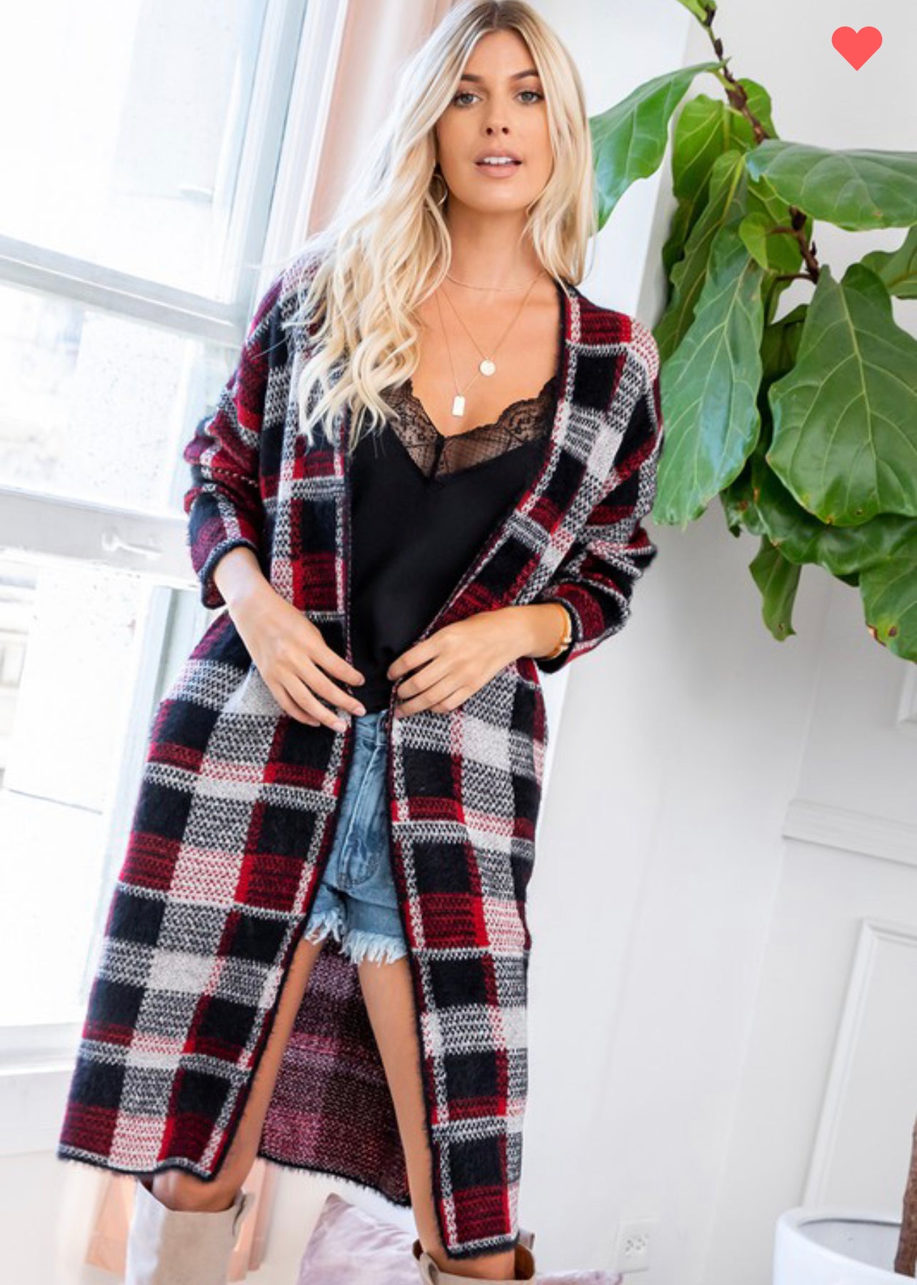 Buffalo Plaid Duster