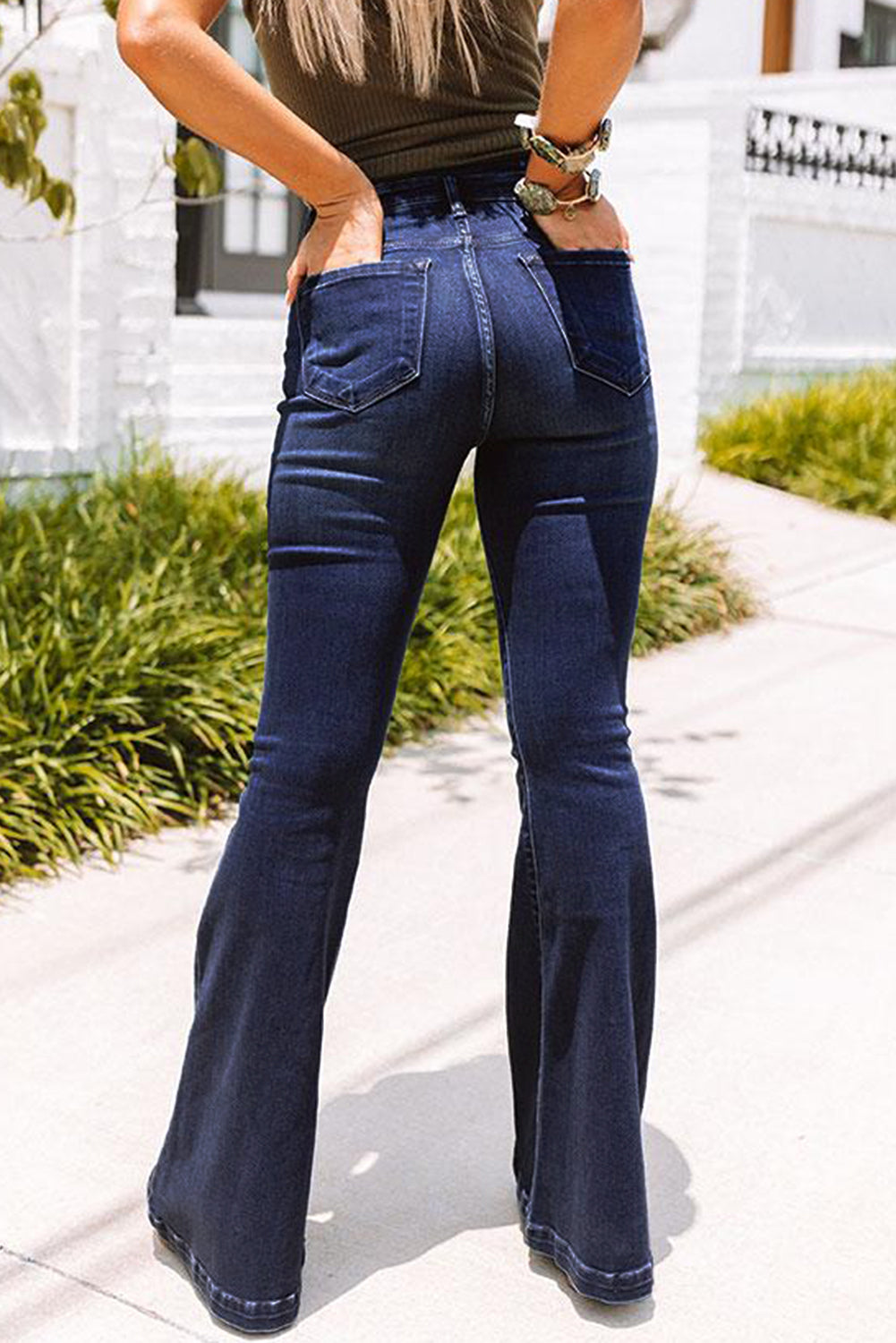 Dark Denim Wide Leg