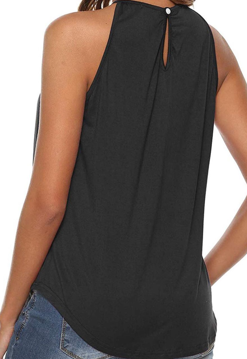 Crochet Front Halter Tank