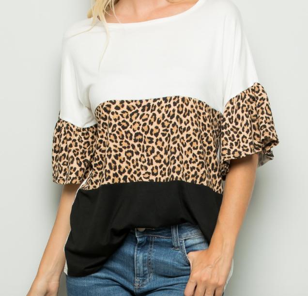 Leopard Colorblock