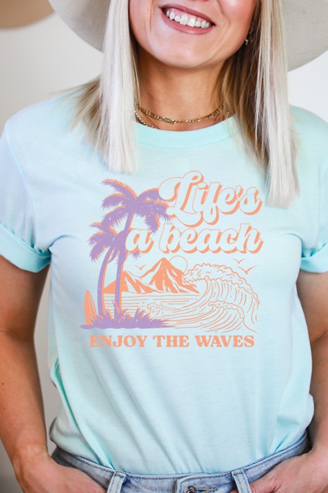 Lifes A Beach tee