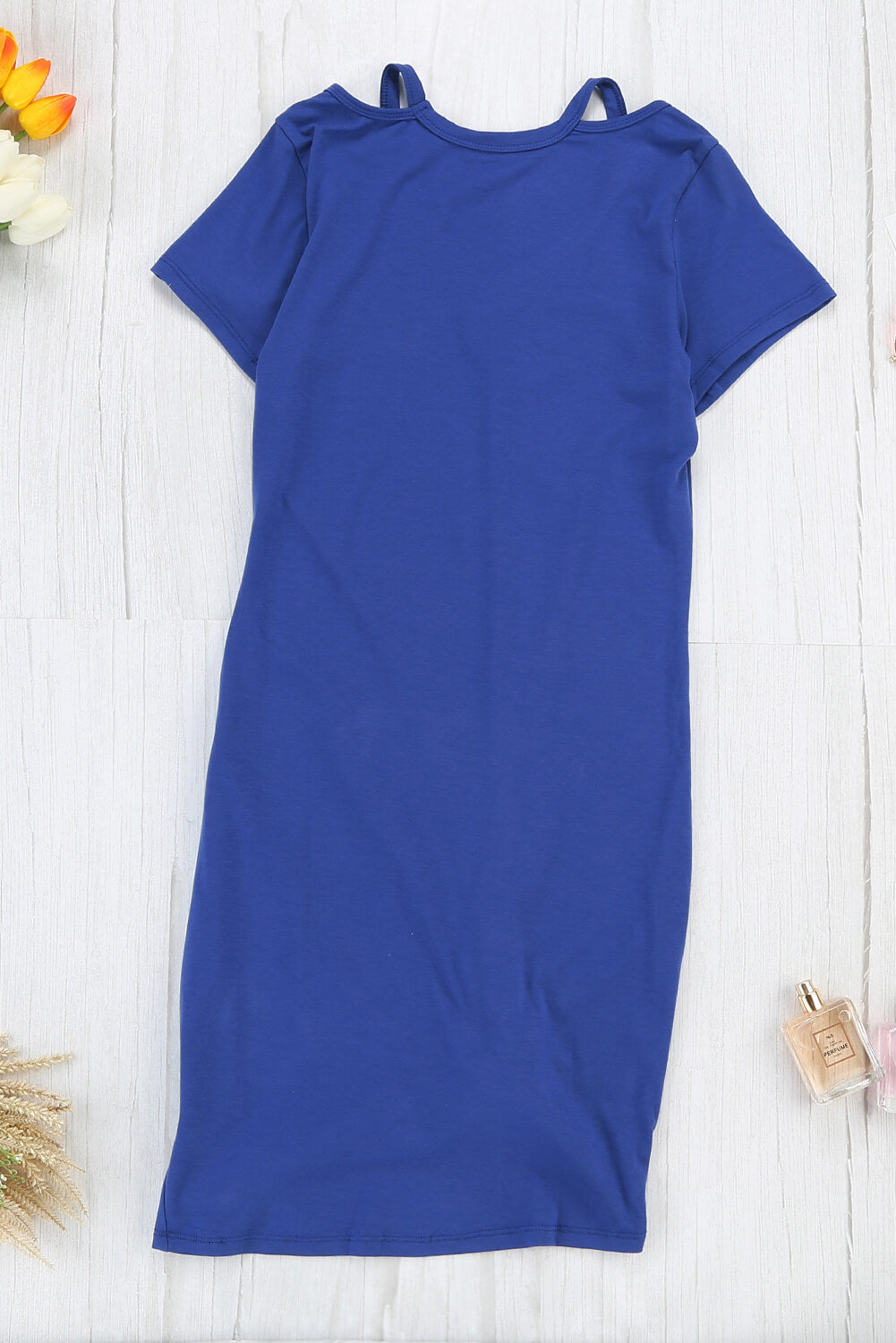 V~Neck Knot Front Dress